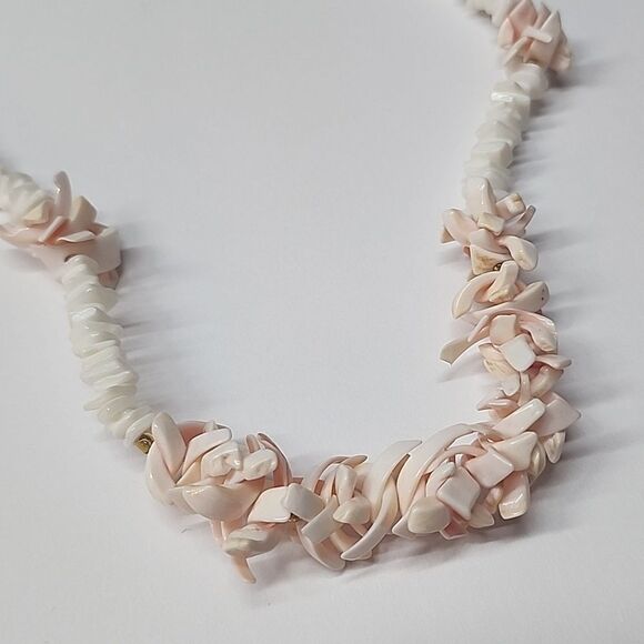 Shell Necklace Beach Wear Summer Seashells Puka Beaded - Picture 2 of 3